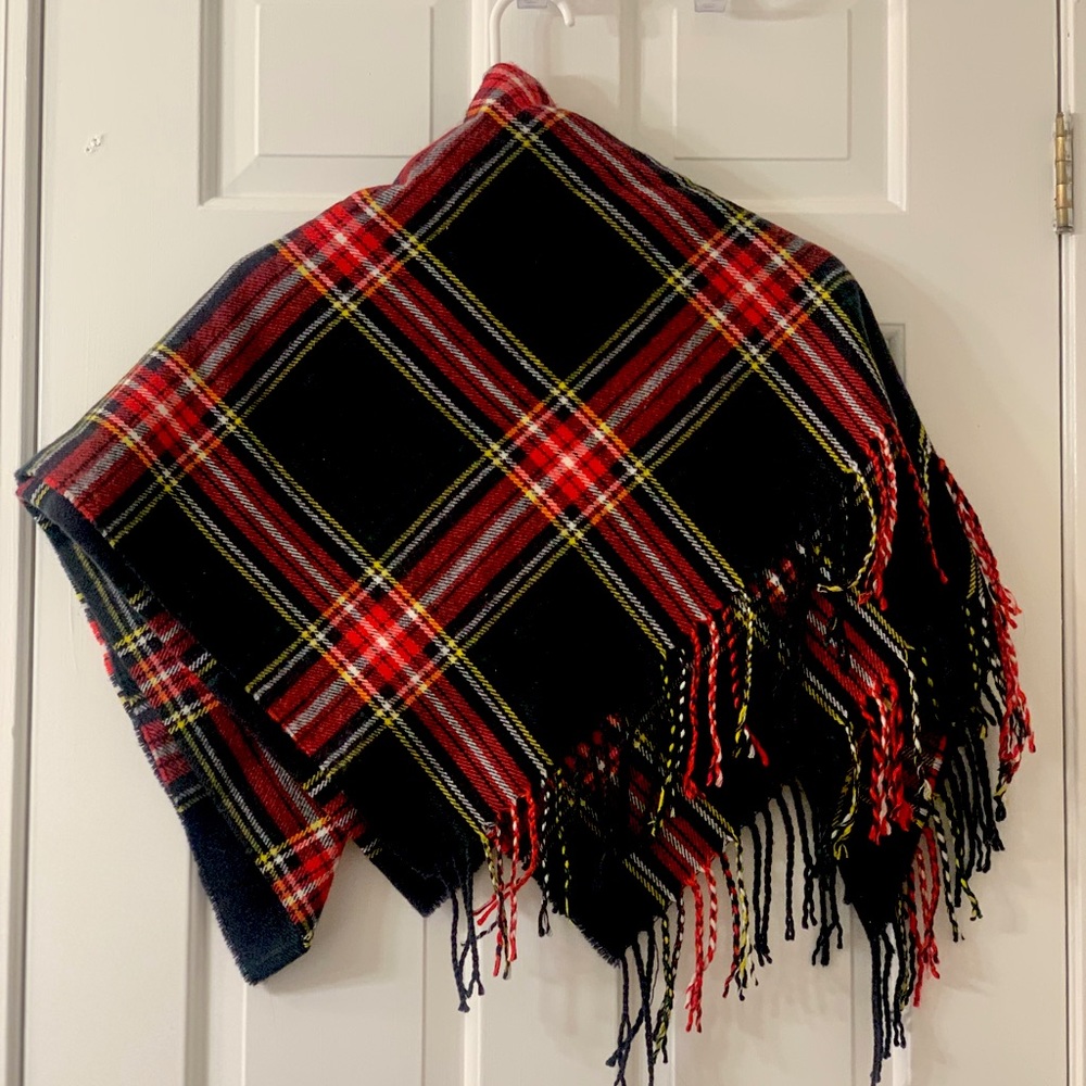 Plaid Blanket Scarf. Super cozy.